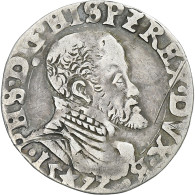 Pays-Bas Espagnols, Duché De Brabant, Philippe II, 1/10 Philipsdaalder, 1572 - Paesi Bassi Spagnoli