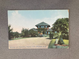 Driveway And Observatory Downing Park Newburgh New York Carte Postale Postcard - Other & Unclassified