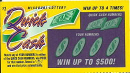 USA MISSOURI SERIE 170 SPECIMEN POUR COLLECTION - Lottery Tickets