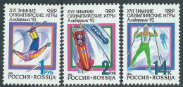 1992 RUSSIA OLIMPIADI INVERNALI DI ALBERTVILLE MNH ** - SV21-7 - Neufs