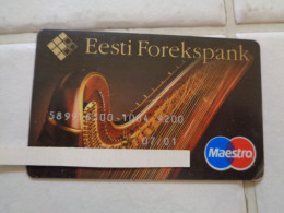 Estonia Bank Card - Krediet Kaarten (vervaldatum Min. 10 Jaar)