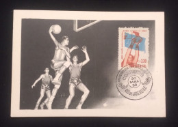 O) 1959 BRAZIL,  BRAZIL'S VICTORY IN THE WORLD  BASKETBALL CHAMPIONSHIPS 1959,  BASKETBALL PLAYER - SPORT,  FDC XF - Other & Unclassified