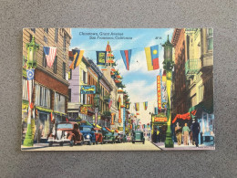 Chinatown Grant Avenue San Francisco California Carte Postale Postcard - San Francisco