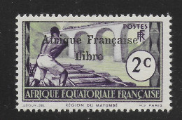 AFRIQUE EQUATORIALE FRANCAISE - AEF - A.E.F. - 1941 - YT 157** - 2ème TIRAGE - Neufs