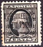 USA Precancels New York 1917 Sc507 7c Washington. POUGHKEEPSIE / NEW YORK - Prematasellado