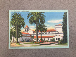 Civic Auditorium San Jose California Carte Postale Postcard - San Jose