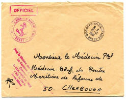 CENTRE DE FORMATION MARITIME DE BREST + Dépot Des Equipages 29N BREST 1968 - Poste Navale