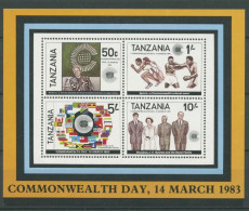 Tansania 1983 Commonwealth-Tag Präsident Boxer Block 32 Postfrisch (C27390) - Tansania (1964-...)