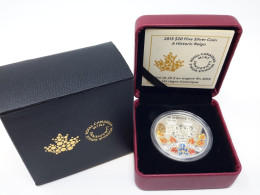 Kanada 20 Dollar 2015 A Historic Reign, Silber PP Box/Zertifikat (m2078) - Canada