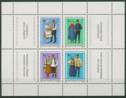 Ungarn 1981 Trachten Block 152 A Postfrisch (C92585) - Blocs-feuillets