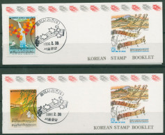 Korea (Süd) 1990 Musik, Lieder 1612/13 MH Postfisch (C30407) - Korea (Süd-)