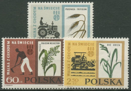 Polen 1963 Kampf Gegen Hunger Landwirtschaft 1371/73 Postfrisch - Ungebraucht