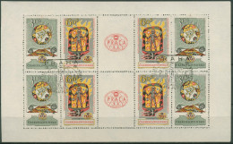 Tschechoslowakei 1962 PRAGA'62 Kleinbogen 1355/56 K Gestempelt (C91919) - Hojas Bloque