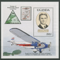 Uganda 1994 100 J. Ford Motoren Henry Ford Flugzeug Block 205 Postfrisch (C29424) - Uganda (1962-...)