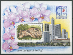 Kiribati 1995 SINGAPORE Jahr Des Schweines Block 25 Postfrisch (C24248) - Kiribati (1979-...)