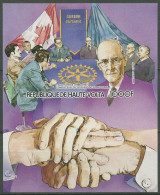 Obervolta 1984 Rotary International Paul Harris Block 71 B Postfrisch (C40157) - Opper-Volta (1958-1984)