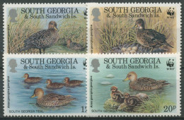 Südgeorgien 1992 WWF Naturschutz Südgeorgische Spießente 203/06 Postfrisch - South Georgia