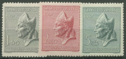 Tschechoslowakei 1947 Heiliger Adalbert 515/17 Postfrisch, Kleine Haftstelle - Nuevos