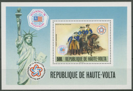 Obervolta 1976 200 Jahre Unabhängigkeit Der USA Block 44 Postfrisch (C40149) - Opper-Volta (1958-1984)