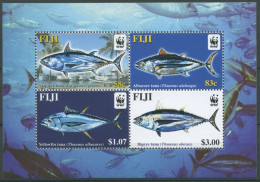 Fidschi 2004 WWF Naturschutz Thunfische Block 45 I Postfrisch (C23084) - Fiji (1970-...)