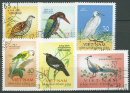 Vietnam 1963 Tiere Vögel Reiher Fasan 275/80 A Gestempelt - Vietnam