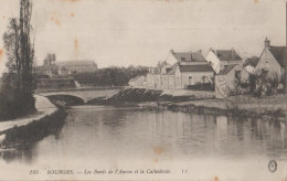 France - Bourges - Les Bords De L'Auron Et La Cathedrale - Cachet Spécial COMMISSION MILITAIRE - Autres & Non Classés