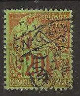 1892 USED Nouvelle Caledonie Yvert  36 (signed) - Used Stamps