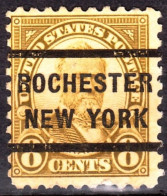 USA Precancels New York 1926 Sc589 8c Grant, P.10. ROCHESTER / NEW YORK - Prematasellado