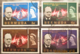 BERMUDA. ~ 1966 ~ S.G. NUMBERS 189 - 192. ~ SIR WINSTON CHURCHILL. ~ VFU #03806 - Bermuda