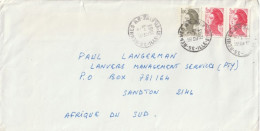 France Cover - 1982 1983 - Liberty After Delacroix - Storia Postale