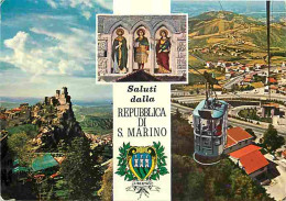 Saint Marin - Multivues - Vue Aérienne - Téléphérique - CPM - Voir Scans Recto-Verso - San Marino