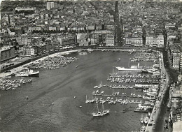 13 - Marseille - Vue Aérienne Du Vieux Port Avec Le Quai Des Belges Et Le Quai Du Port - Dans Le Fond, La Ville Et La Ca - Oude Haven (Vieux Port), Saint Victor, De Panier