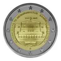 Griekenland  2024    2 Euro Commemo  "Demokratie"     UNC Uit De Rol  UNC Du Rouleaux !! - Greece