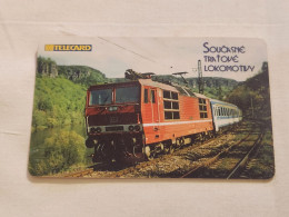 CZECH REPUBLIC-(C285--38/09/99)-Locomotive 3-(77)(100units)(tirage-50.000)-used Card+1card Prepiad Free - República Checa