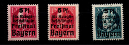 Bayern 171-173 Postfrisch #GL488 - Ungebraucht