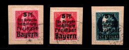 Bayern 171-173 Postfrisch #GL484 - Gebraucht