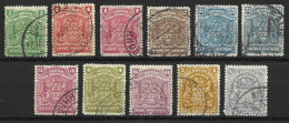 SOUTHERN  RHODESIA....QUEEN VICTORIA..(1837-01.)....9 VALUES TO 2/6........VFU... - Rhodésie Du Sud (...-1964)