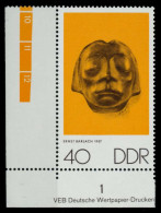 DDR 1970 Nr 1611 Postfrisch ECKE-ULI X94CFC6 - Nuovi