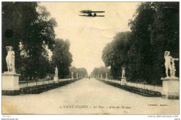 LE PARC ALLEE DES STATUES  AVION  TB ETAT - Saint Cloud