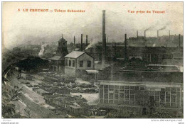 USINE SCHNEIDER  VUE PRISE DU TUNNEL TB ETAT - Le Creusot