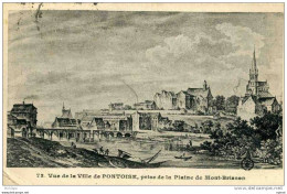 VUE DE LA VILLE PRISE DE LA PLAINE DU MONT BRISSON - Pontoise