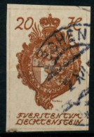 LIECHTENSTEIN 1920 Nr 20 Gestempelt X6A8DB6 - Usati