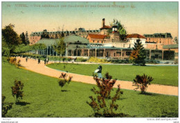 VUE GENERALE DES GALERIES  ET DES GRANDS HOTELS  COULEURS - Contrexeville