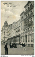 OSTENDE  DIGUE  HOTEL BEAU RIVAGE  ANIMATION TB ETAT - Oostende