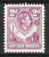 NORTHERN RHODESIA....KING GEORGE  VI...(1936-52.).....2d......SG33.. ...MNH.... - Rhodésie Du Nord (...-1963)