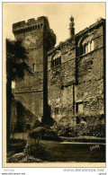 CHATEAU DE CASTELNAU  COUR INTERIEUR LA GALERIE ET LE DONJON TB ETAT SEPIA - Autres & Non Classés