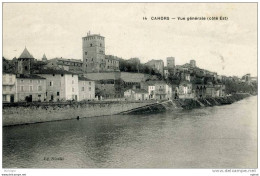 CAHORS VUE GENERALE COTE EST TB ETAT - Cahors