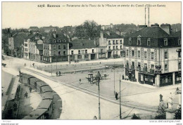 35 RENNES PANORAMA DE LA PLACE DE LA MISSION  BEAU PLAN DE PETIT TRAIN  TB ETAT - Rennes