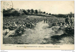 51 SAINTE MENEHOULD  CIMETIERE MILITAIRE   TB ETAT - Sainte-Menehould