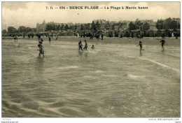 62 BERK PLAGE  LA PLAGE  A MAREE HAUTE - Berck